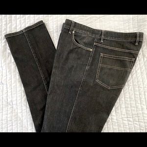 ERMENEGILDO ZEGNA black Straight Leg jeans 40